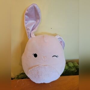 Pink bunny squishmallow